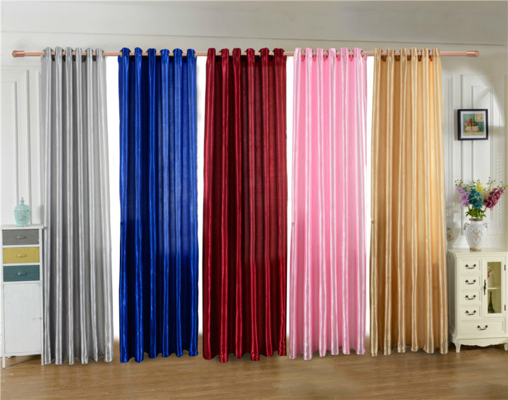 Satin curtains (11)