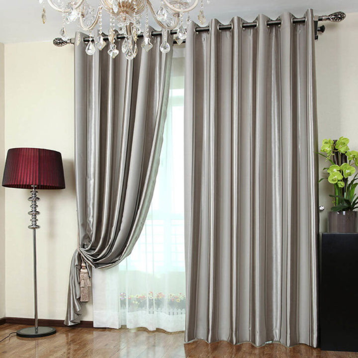 Satin curtains (15)