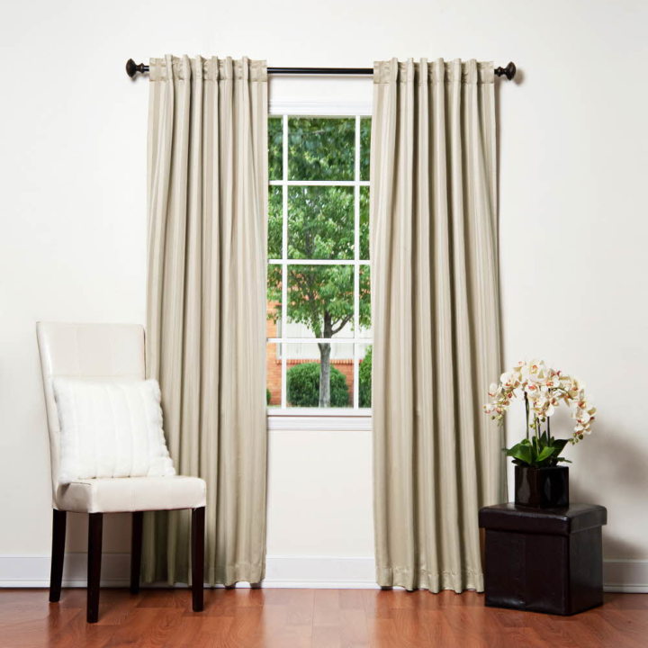 Satin curtains (17)