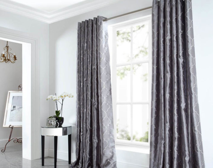 Satin curtains (19)