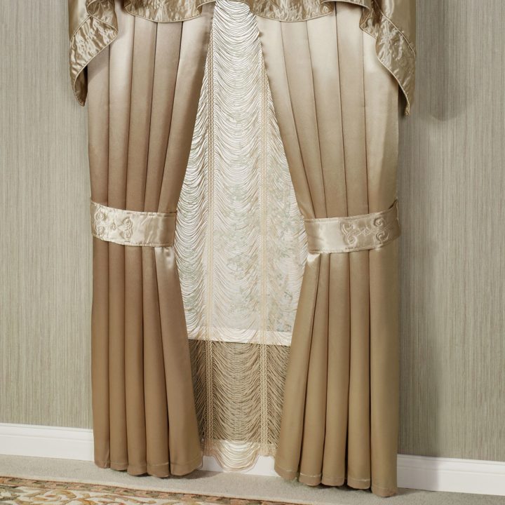 Satin curtains (2)