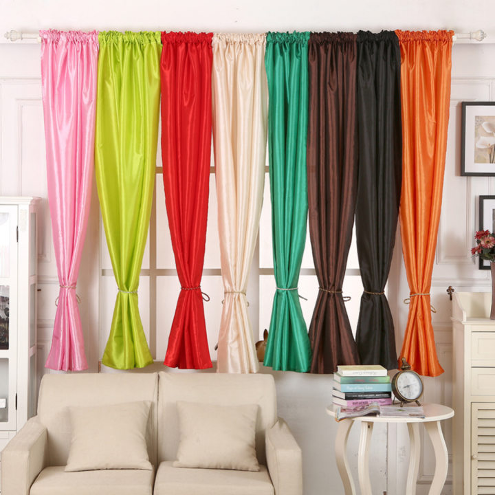 Satin curtains (6)